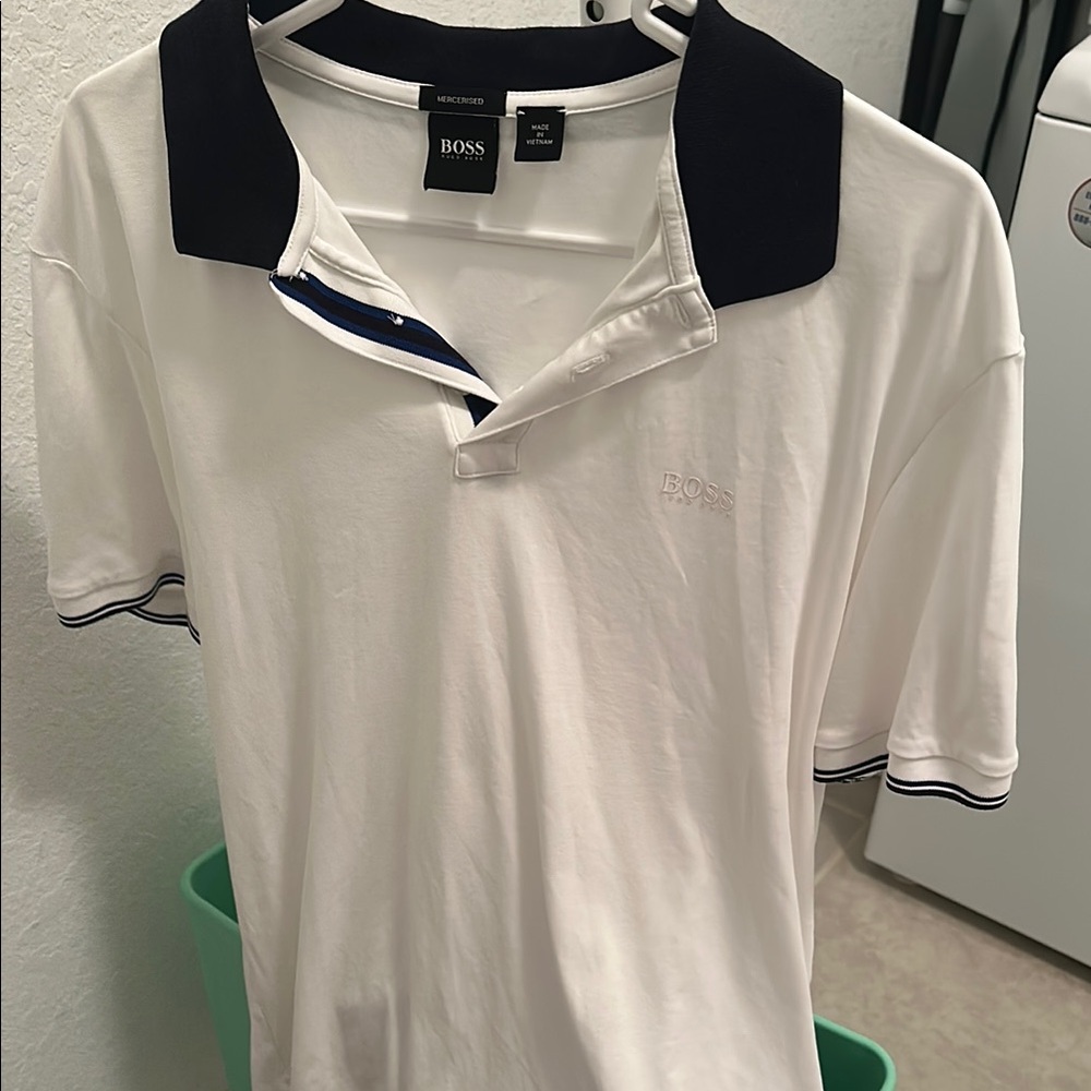 Boss White Shirt Classic Design